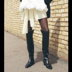 Black Knee-High Women's Boots